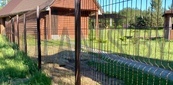 забор 3д коричневый