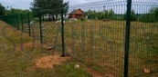 забор из сетки 3д